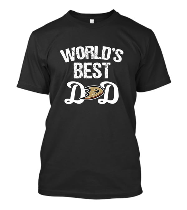 World's Best Ducks Dad Anaheim Hockey Fan T-Shirt