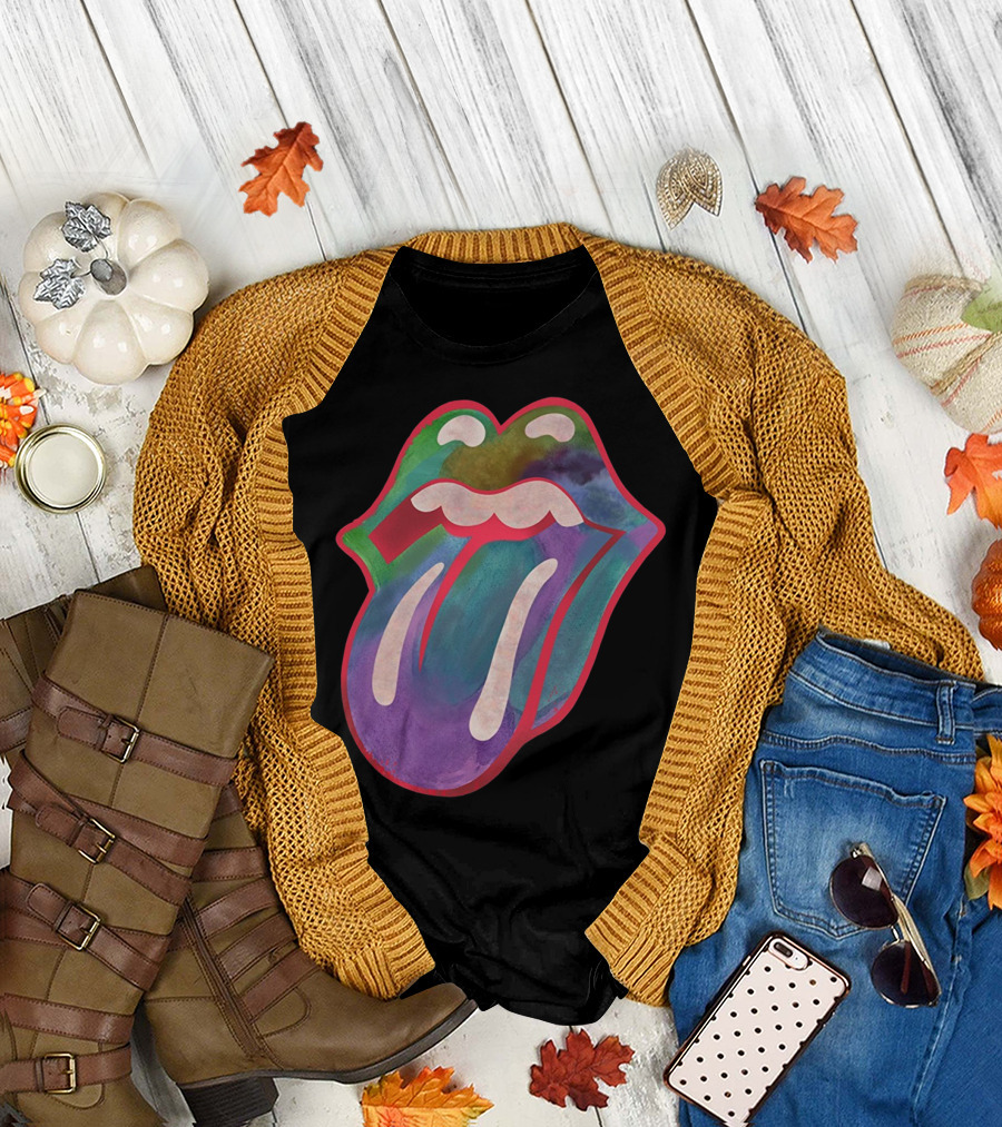 The Rolling Stones Multicolor Tongue T-Shirt