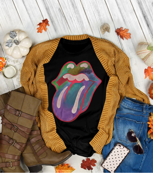 The Rolling Stones Multicolor Tongue T-Shirt