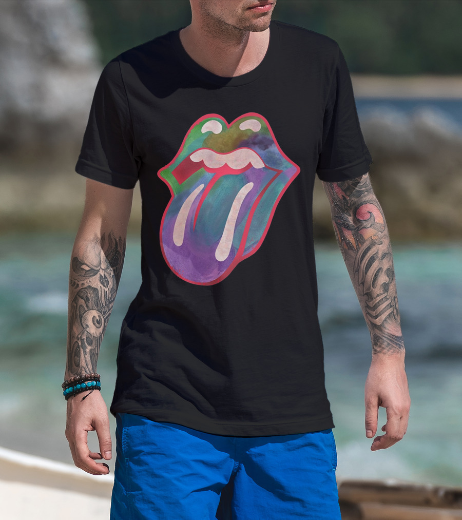 The Rolling Stones Multicolor Tongue T-Shirt