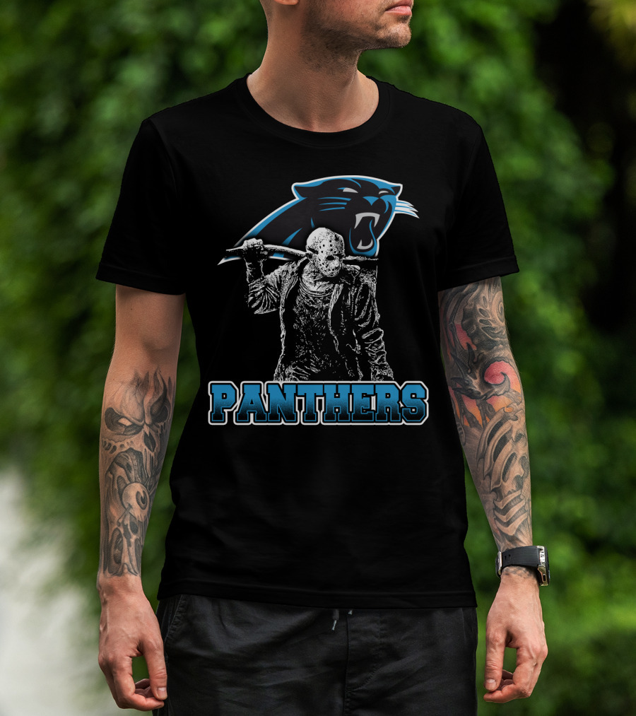 Panthers Jason Voorhees Carolina Fans T-Shirt