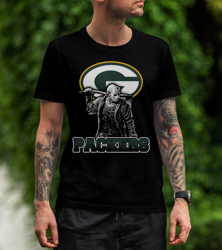 Packers Jason Voorhees Horror Mashup T-Shirt