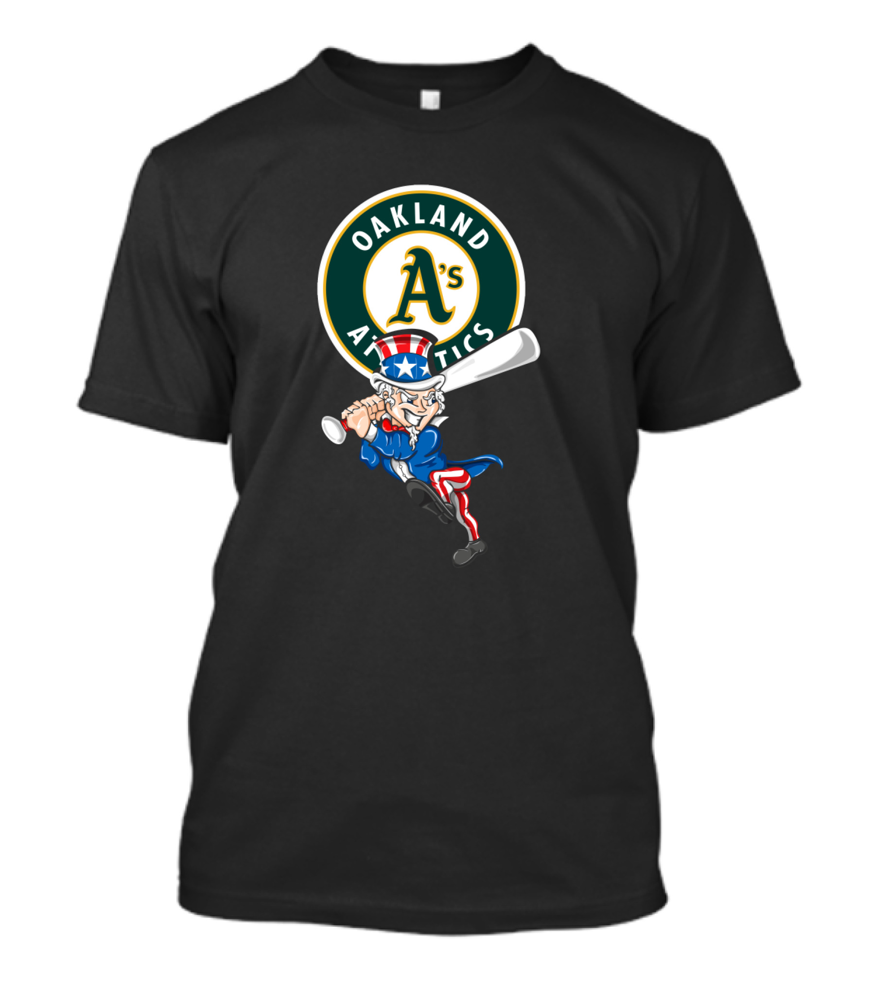 Oakland Athletics Uncle Sam Baseball Patriotic 4Th July Celebration T-Shirt