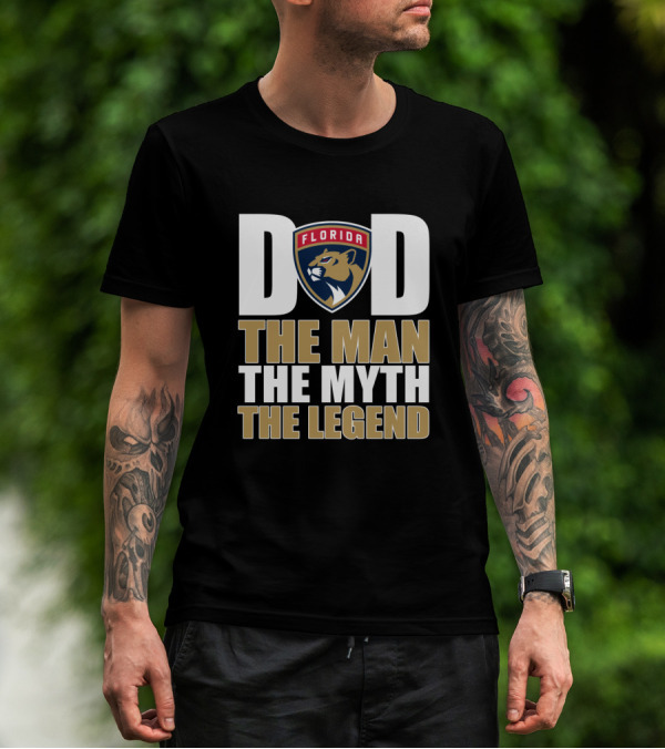 Florida Panthers Dad The Man The Myth The Legend T-Shirt