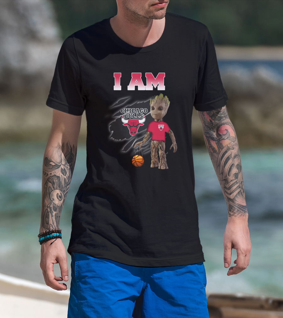I'm Chicago Bulls Groot Basketball Fan T-Shirt