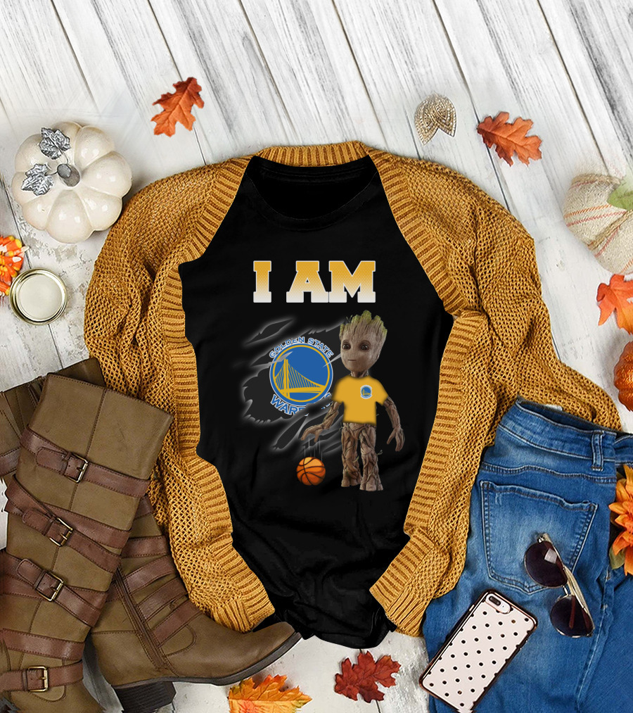 I Am Groot Golden State Warriors Basketball Fan T-Shirt