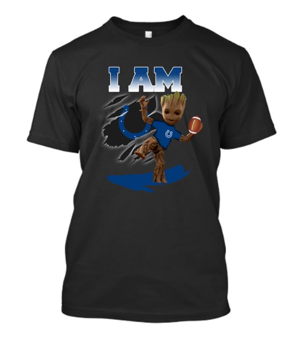 I Am Groot Indianapolis Colts Football Fans T-Shirt