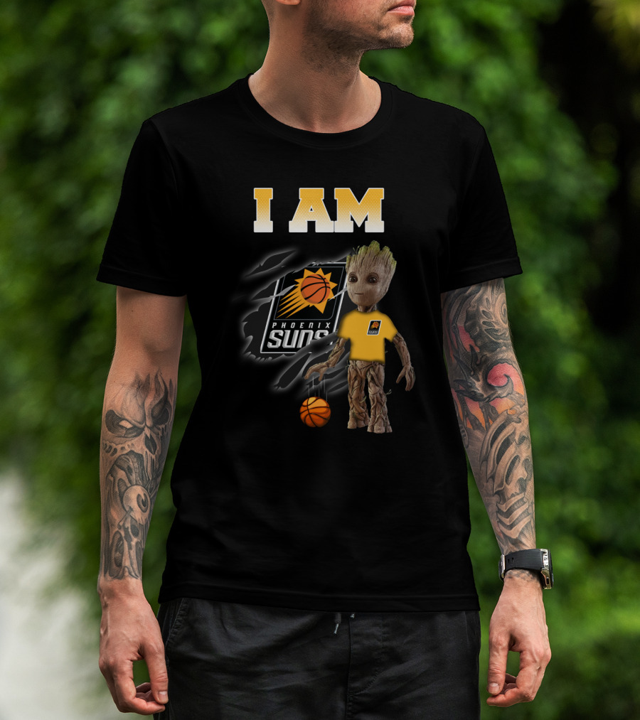I Am Phoenix Suns Groot Basketball Fan T-Shirt