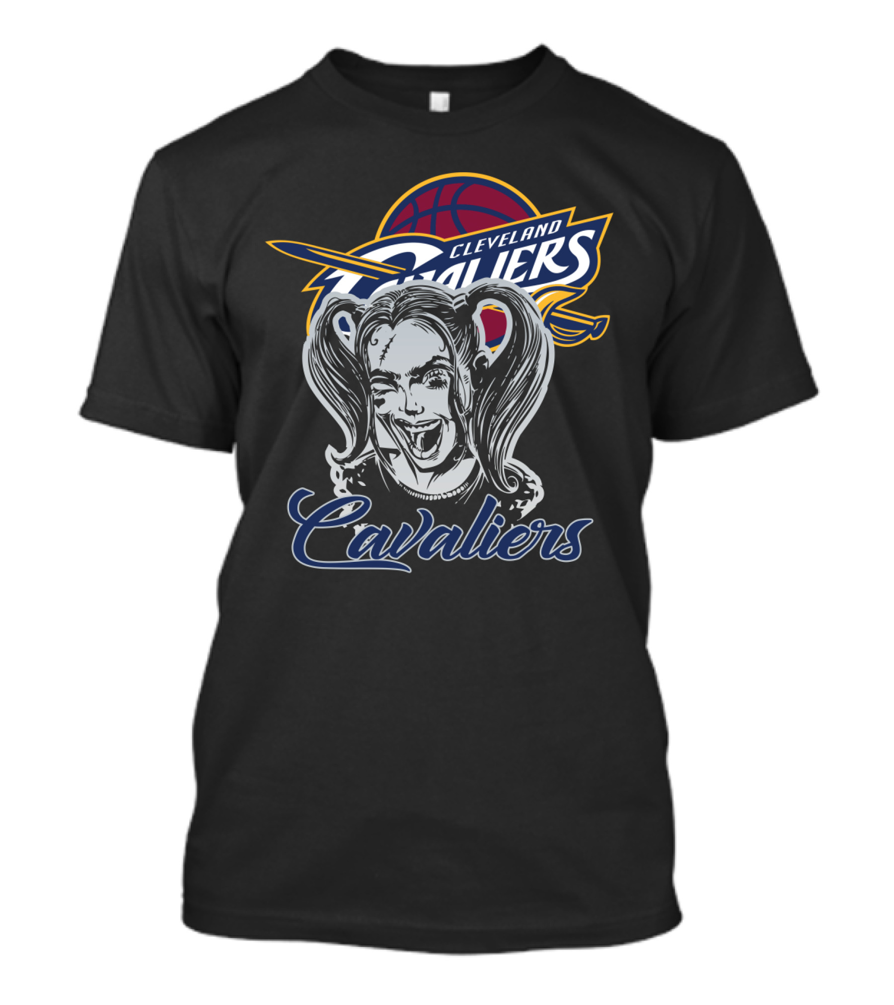 Cleveland Cavaliers Harley Quinn Crossover T-Shirt
