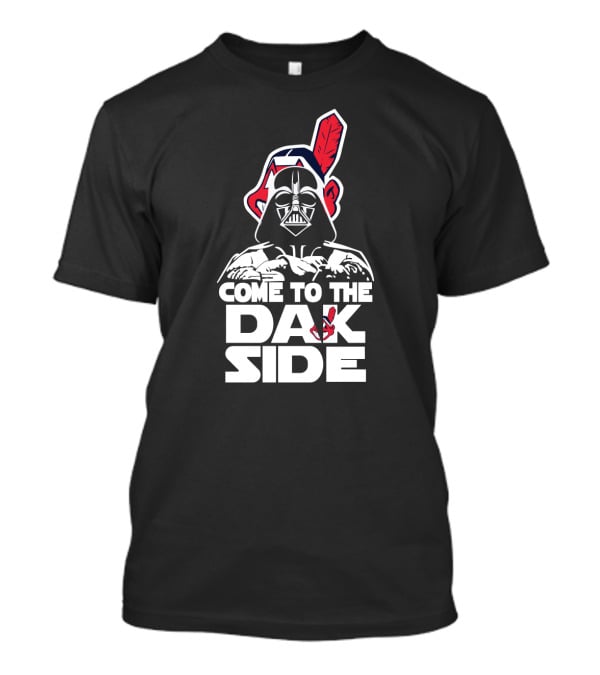 Come To The Dark Side Darth Vader Cleveland Indians Fans T-Shirt