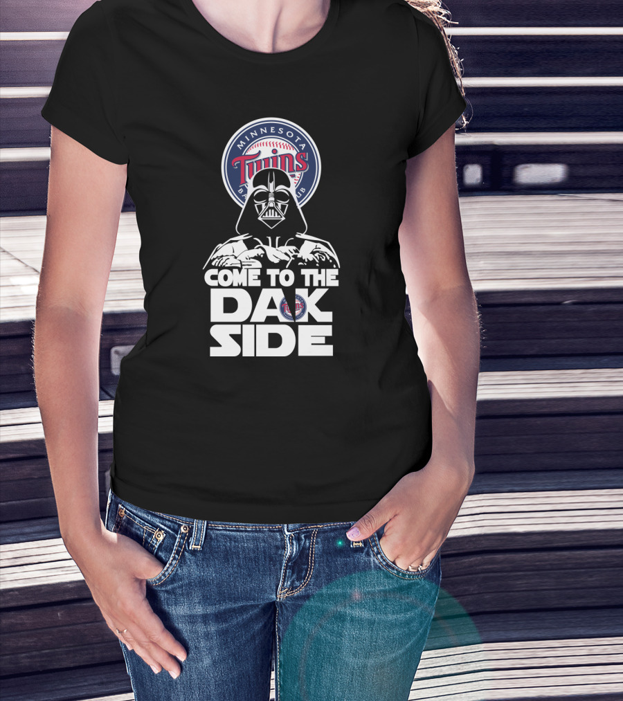 Minnesota Twins Come To The Dark Side Darth Vader Fans T-Shirt