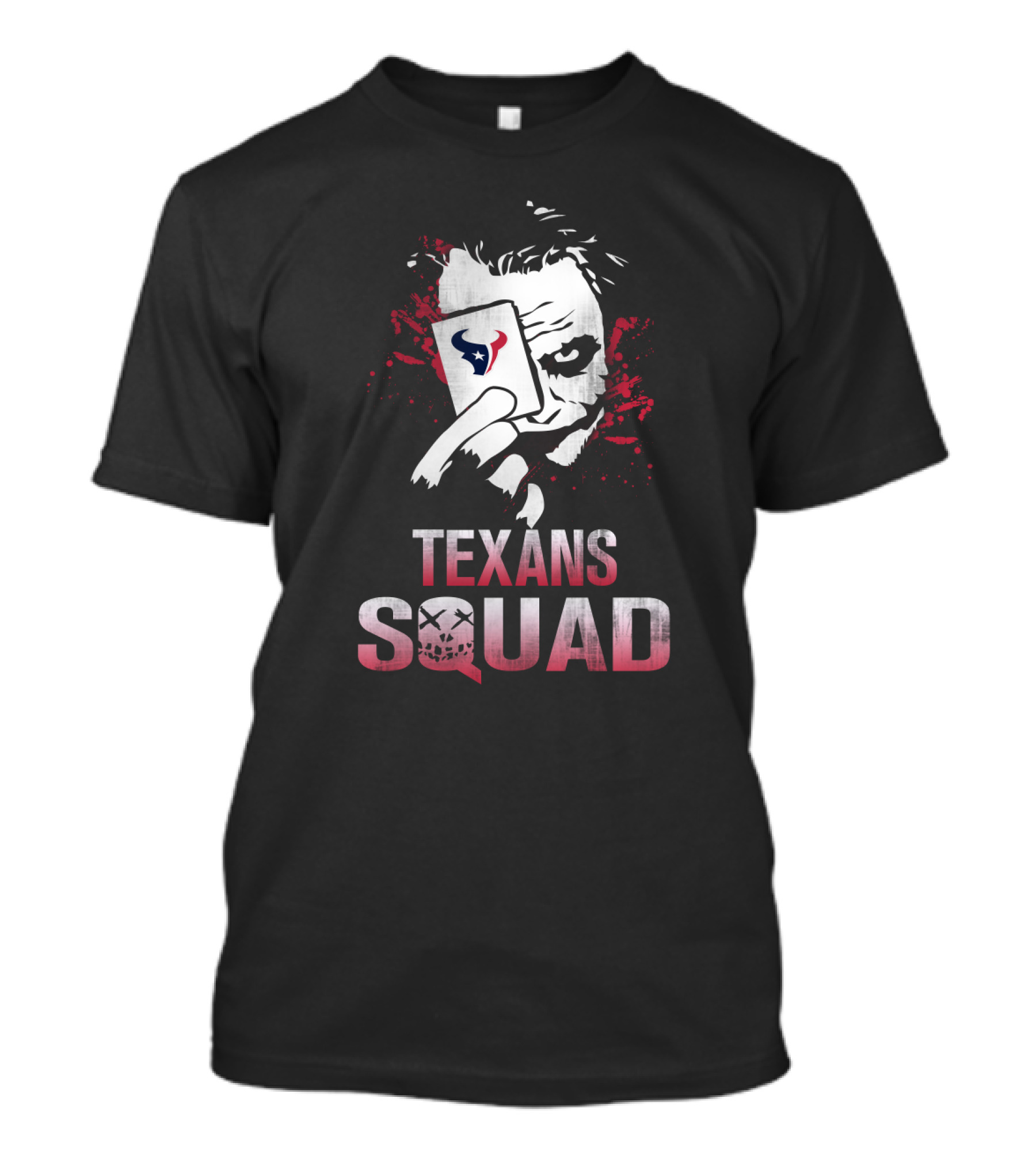 Texans Squad Joker Card Fans T-Shirt