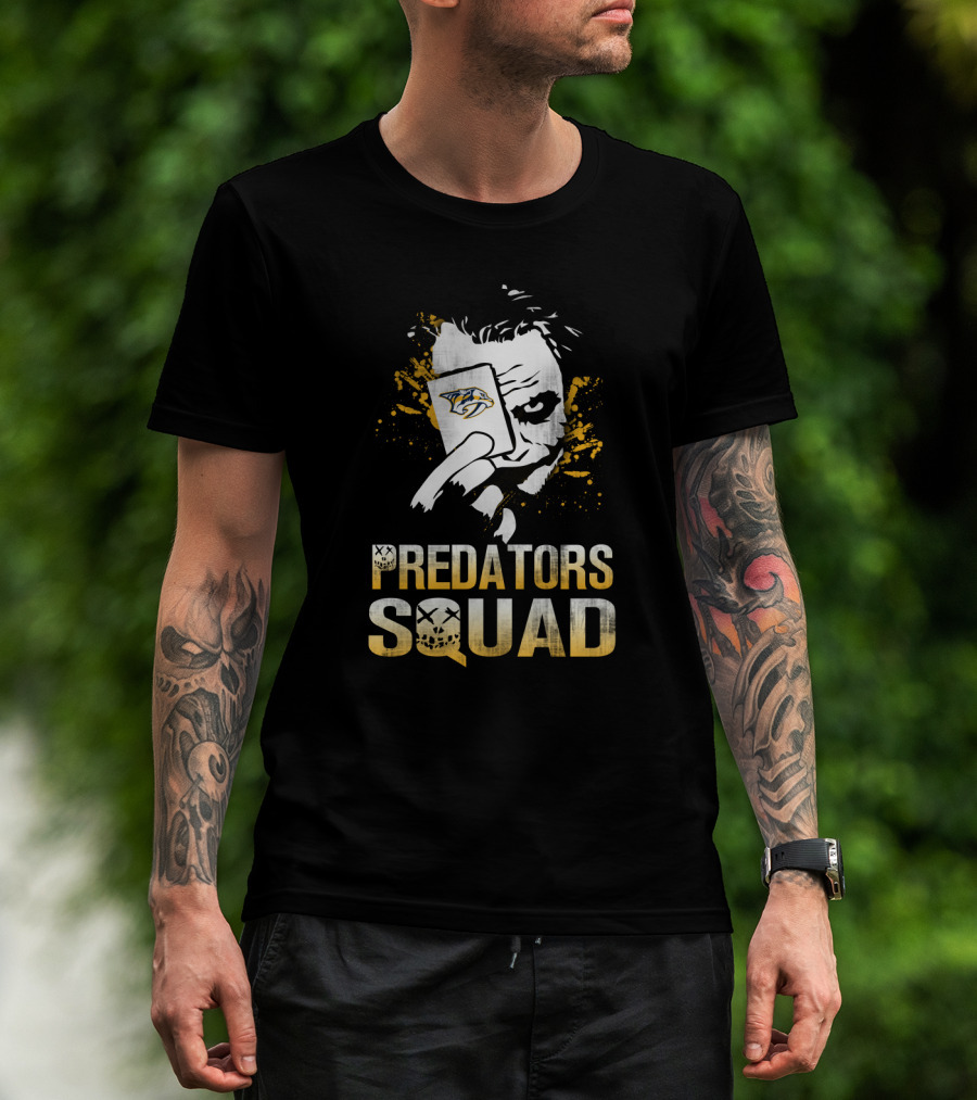 Predators Squad Joker Card Fans Nashville Predators T-Shirt