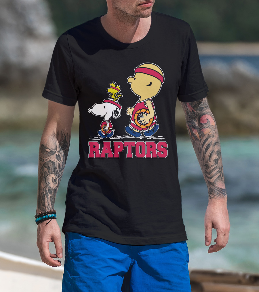 Snoopy Toronto Raptors Woodstock Raptor Fans T-Shirt