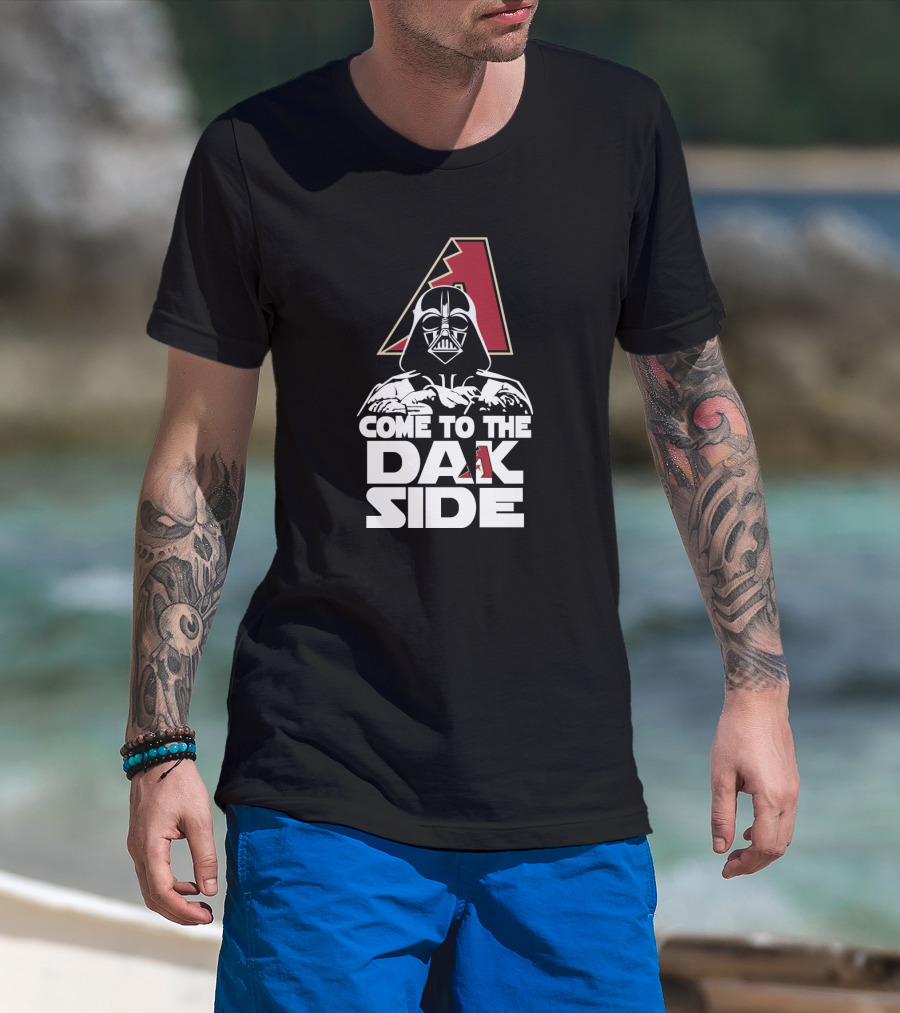 Darth Vader Come To The Dark Side Arizona Diamondbacks T-Shirt
