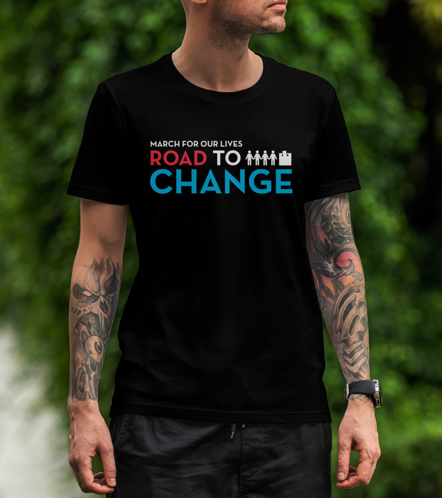 March For Our Lives Road To Change People Holding Hands T-Shirt