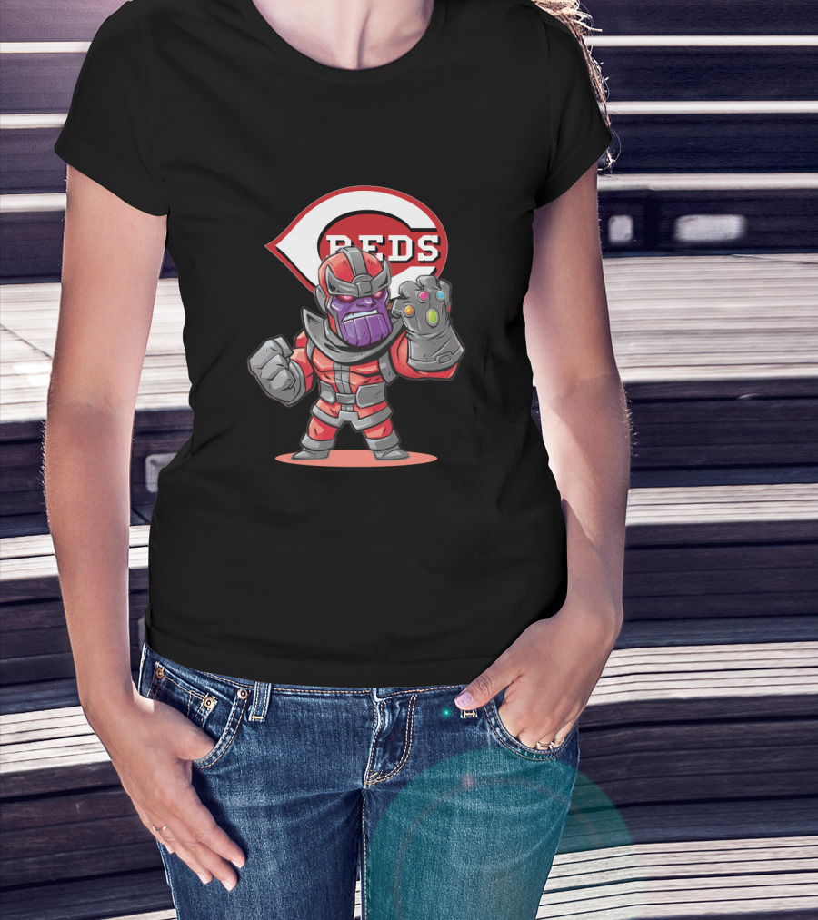 Thanos Meets Cincinnati Reds Fans In Mashup Crossover T-Shirt