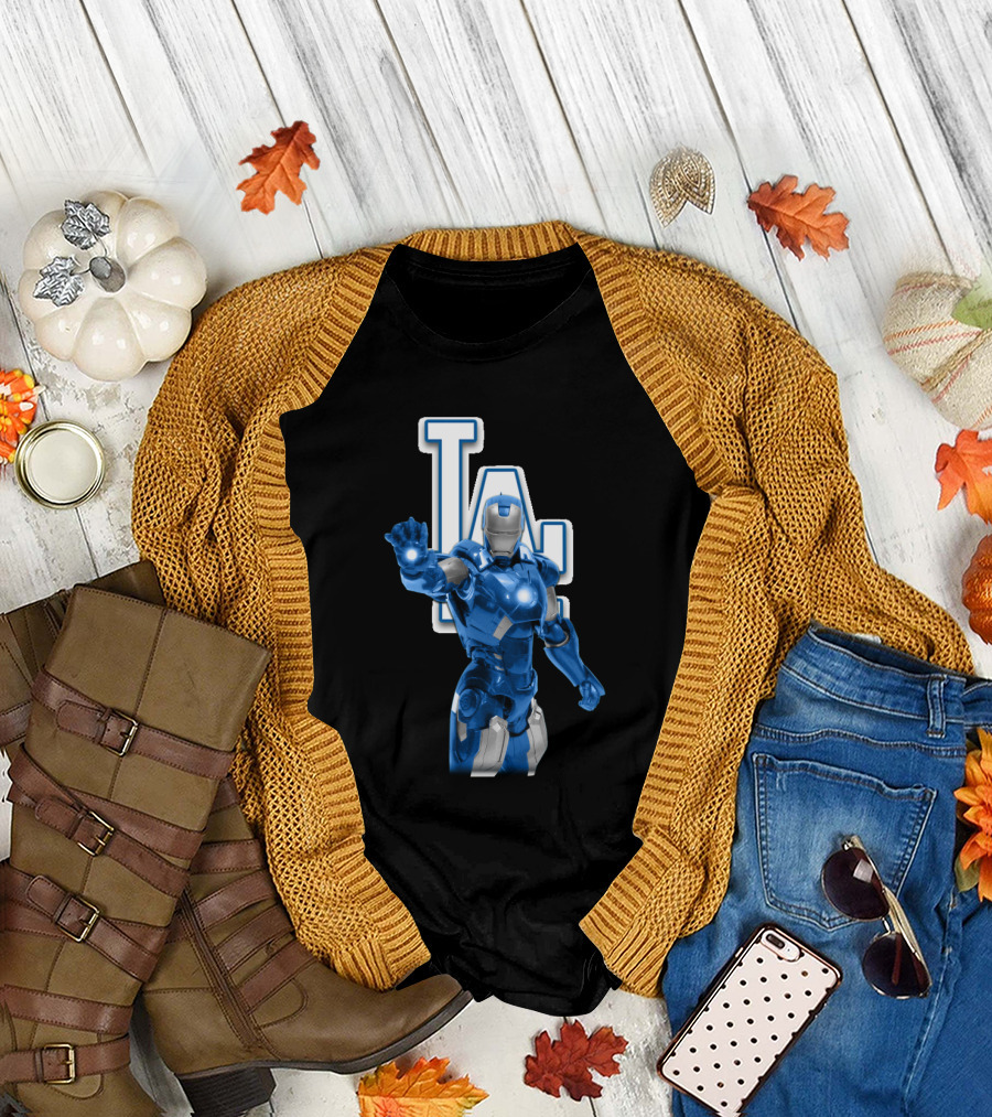 Los Angeles Dodgers Iron Man Hybrid with LA T-Shirt