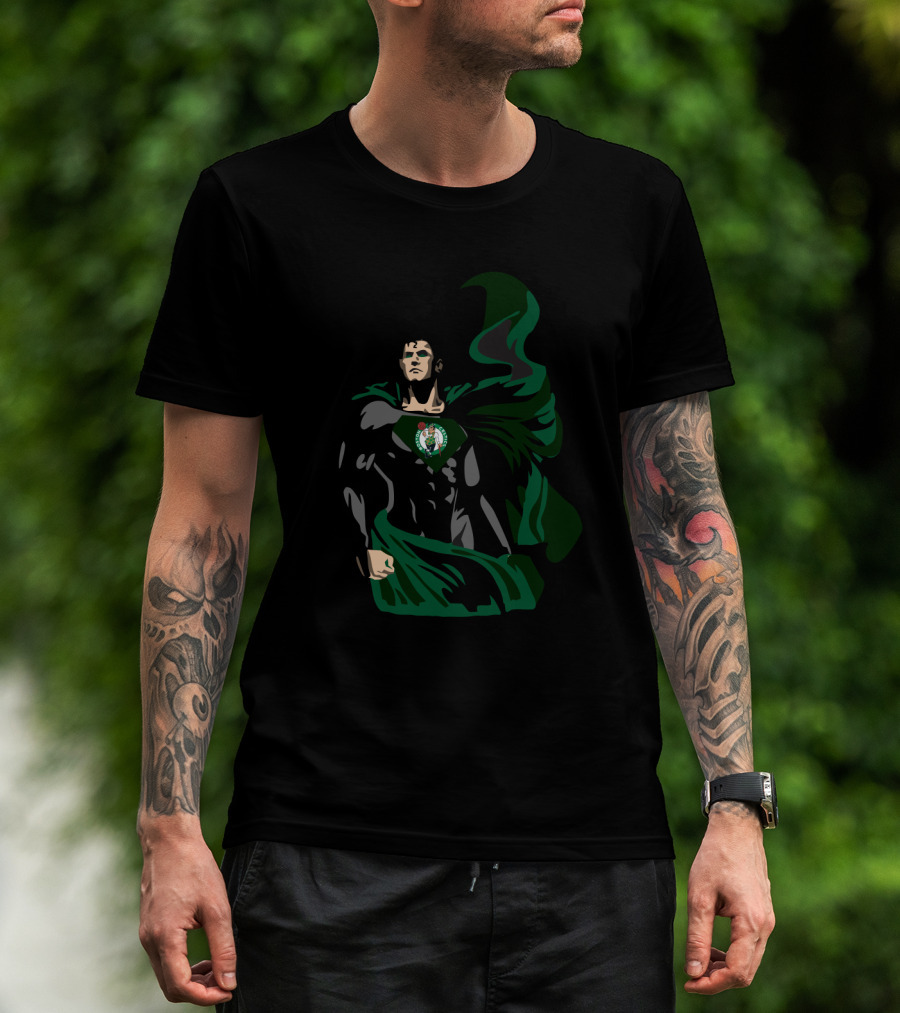 Superman Boston Celtics Fans Heroic T-Shirt