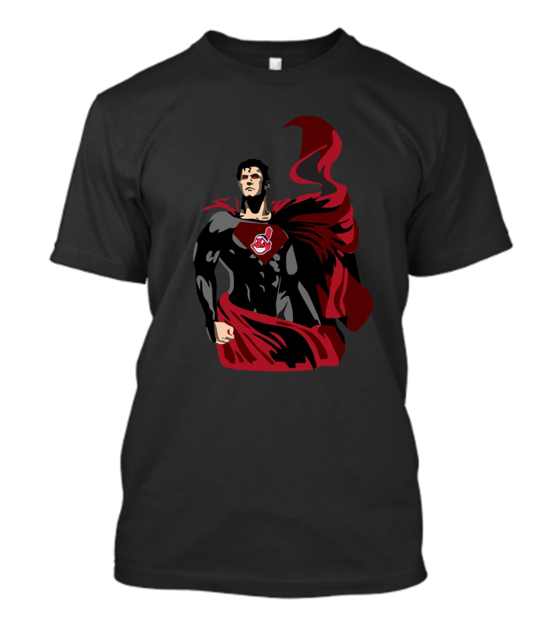 Superman Cleveland Indians Fans Custom T-Shirt