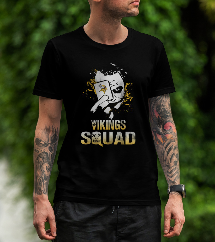 Vikings Squad Joker Card Minnesota Fans T-Shirt