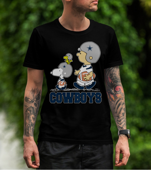Cowboys Snoopy And Friends Dallas Football Fans T-Shirt
