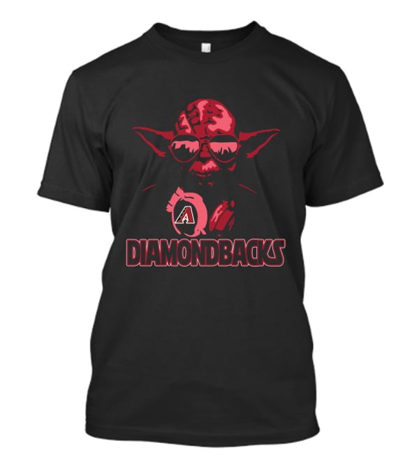 Yoda Arizona Diamondbacks Crossover Featuring Star Wars Icon And MLB Team T-Shirt