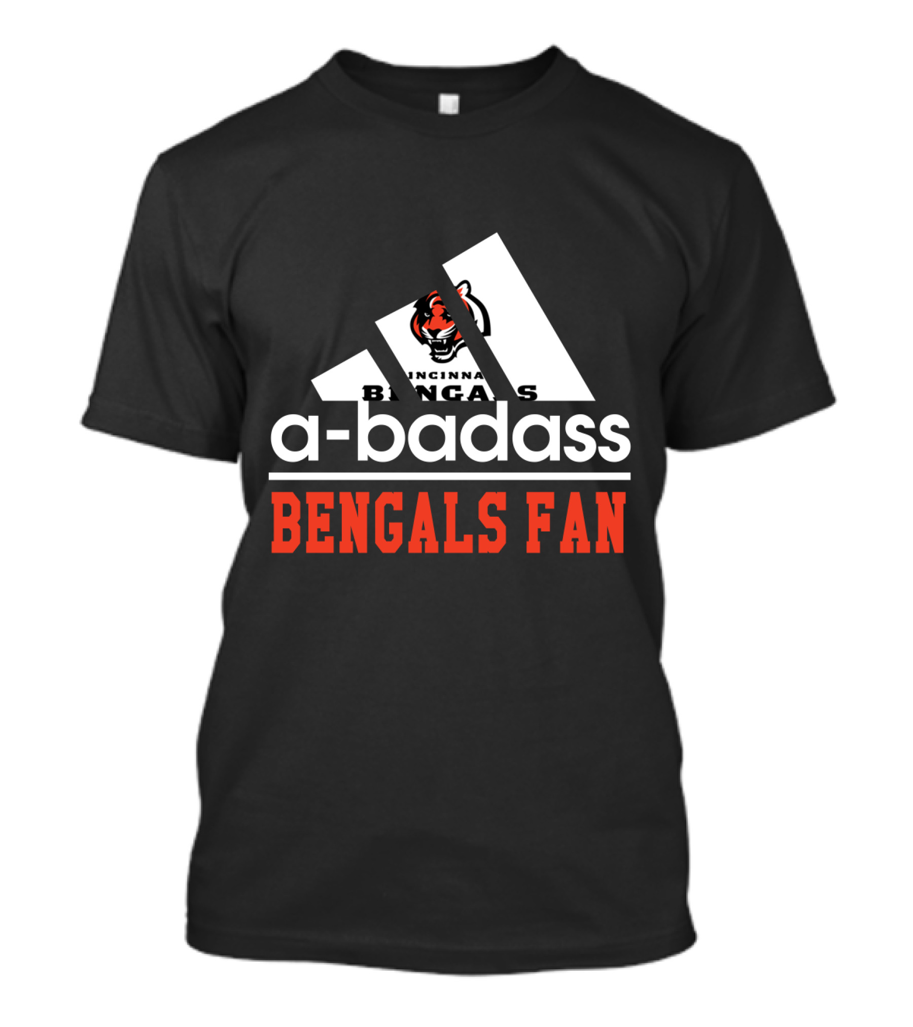 Cincinnati Bengals A-Badass Bengals Fan T-Shirt