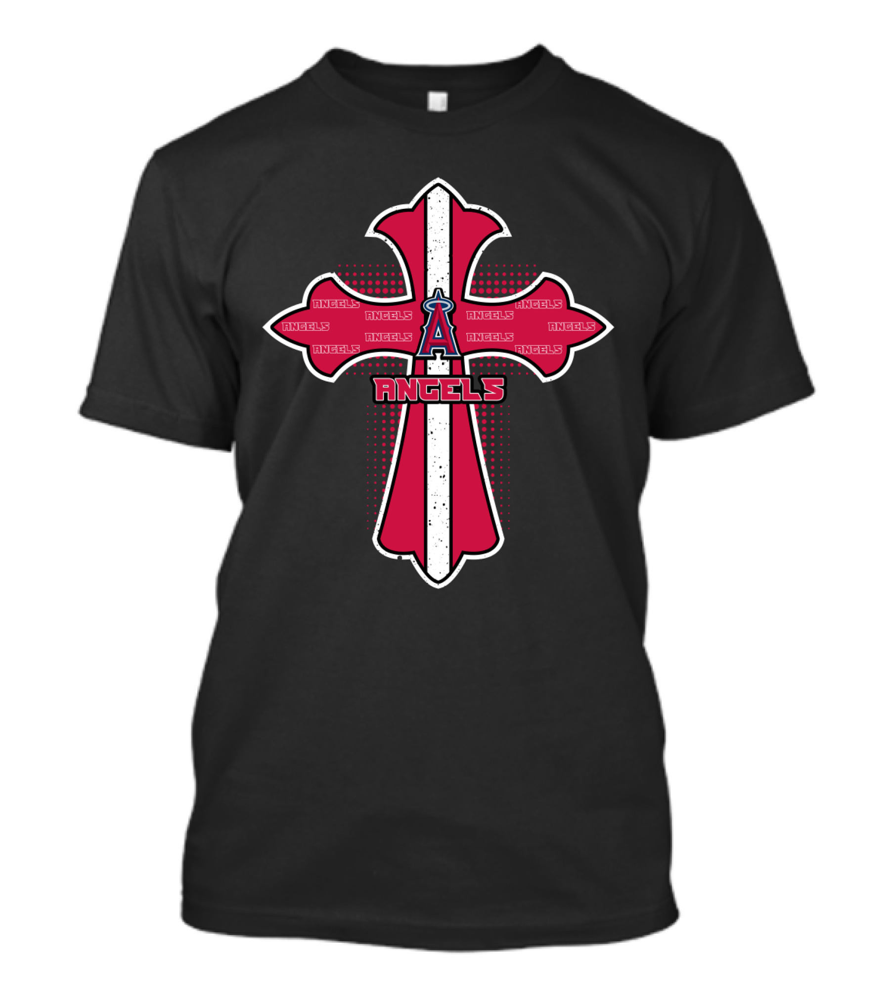 Cross Featuring Los Angeles Angels Iconography And T-Shirt