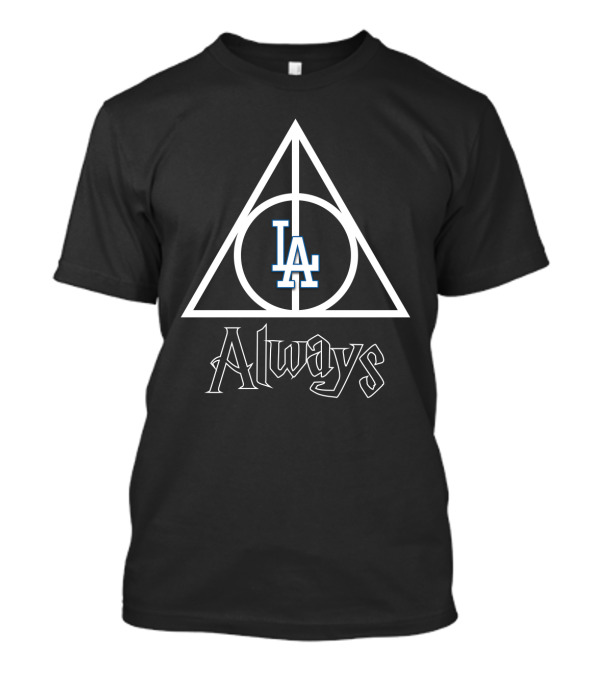 Always Los Angeles Dodgers Deathly Hallows T-Shirt