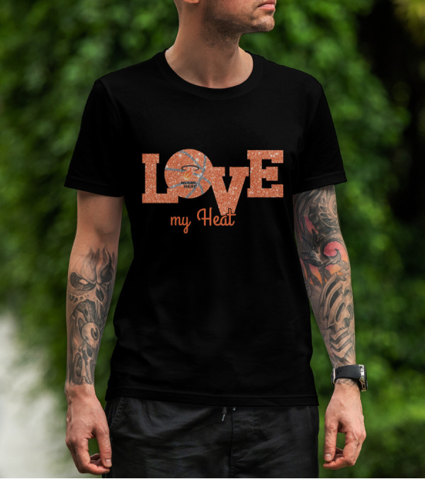 Love My Miami Heat Basketball Passion T-Shirt