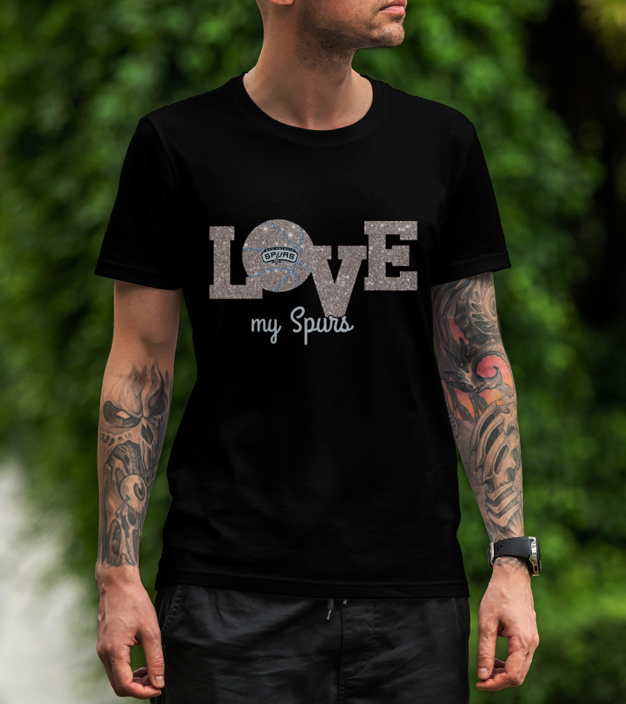 Love My Spurs Basketball T-Shirt