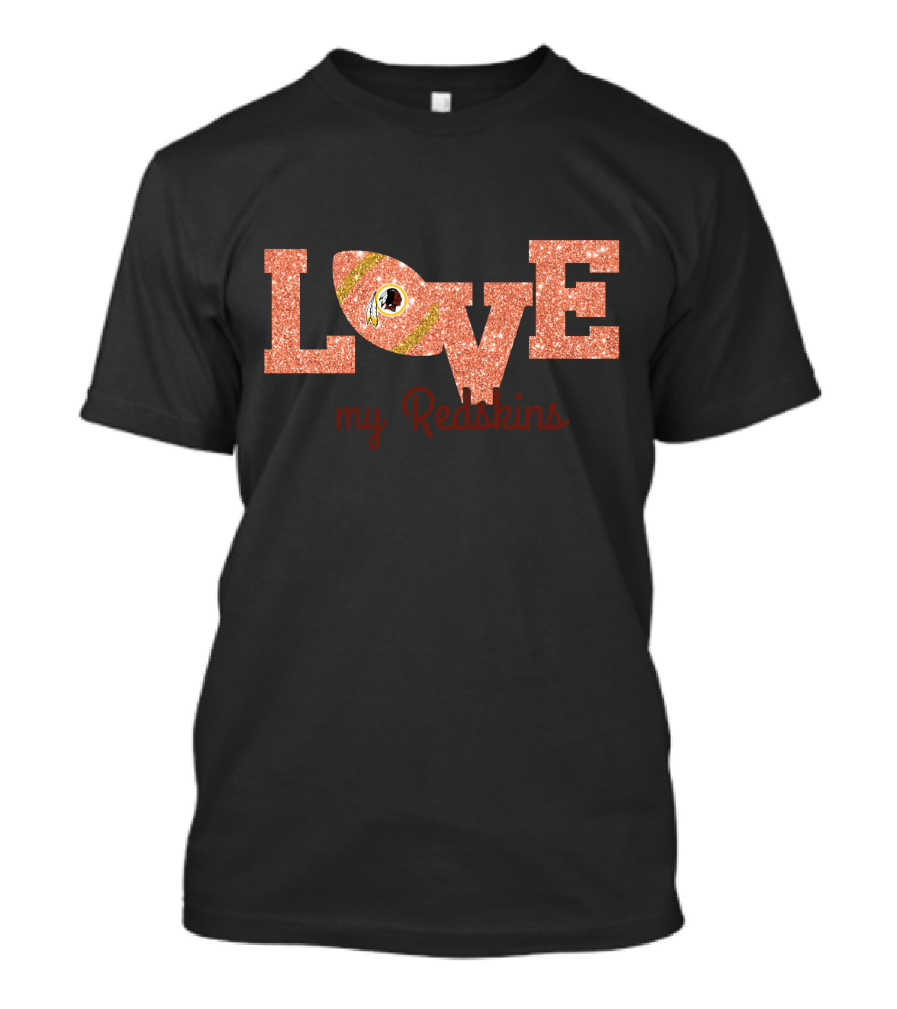 Love My Redskins Football Fan T-Shirt