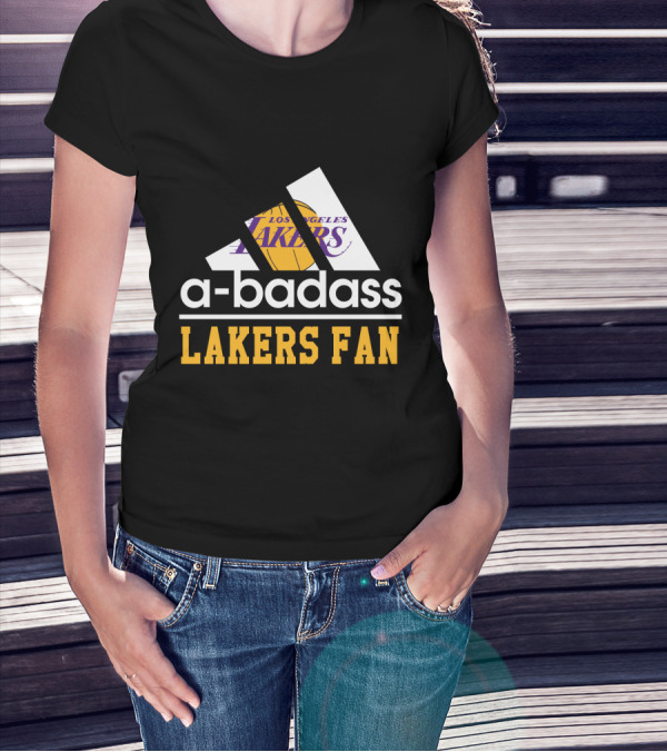 Los Angeles Lakers A-Badass Lakers Fan T-Shirt