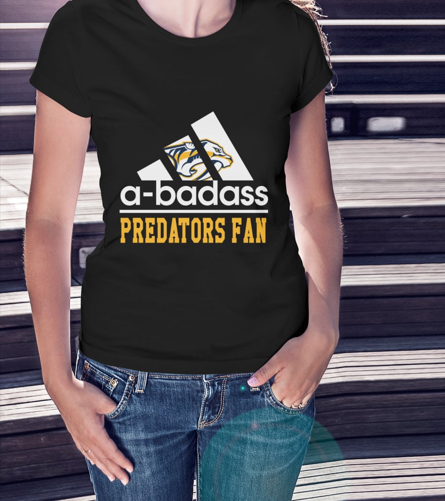 A-Badass Predators Fan Nashville Predators T-Shirt