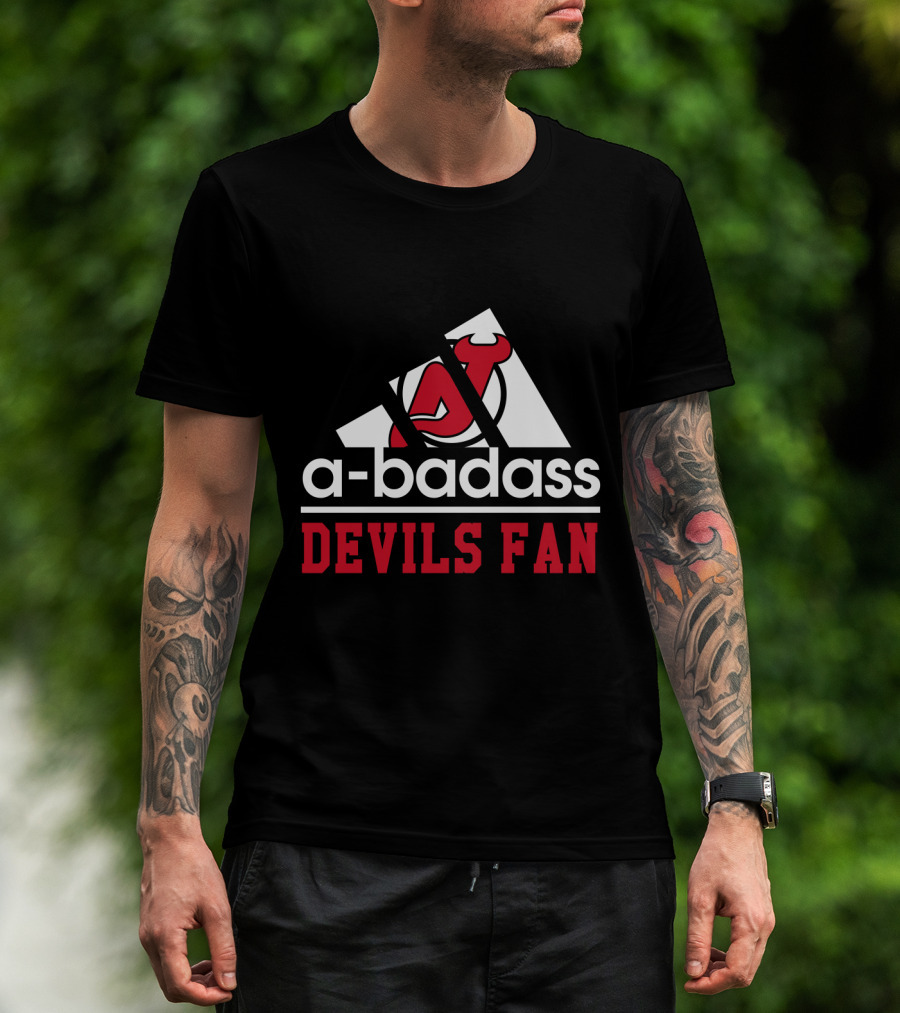 A-Badass Devils Fan New Jersey Devils T-Shirt
