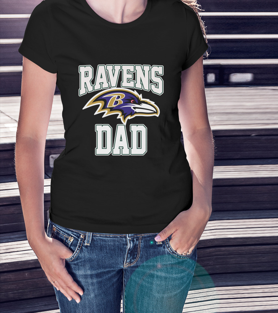 Baltimore Ravens Dad Father's Day Gift T-Shirt