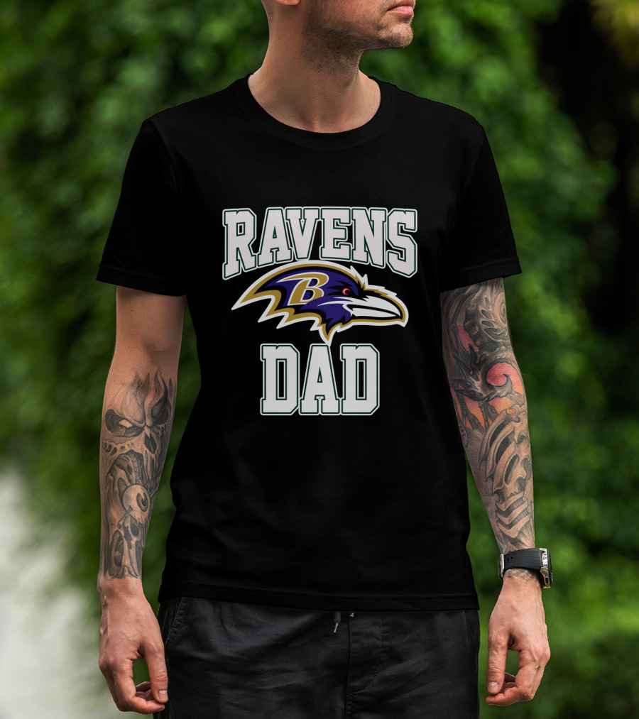 Baltimore Ravens Dad Father's Day Gift T-Shirt