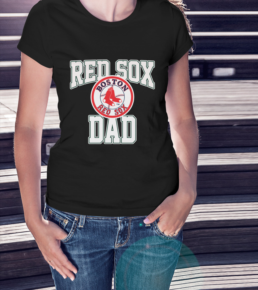 Boston Red Sox Dad Baseball Fan T-Shirt