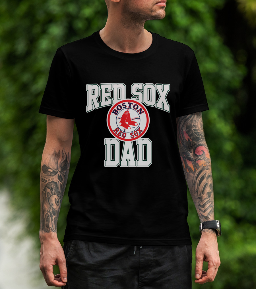Boston Red Sox Dad Baseball Fan T-Shirt