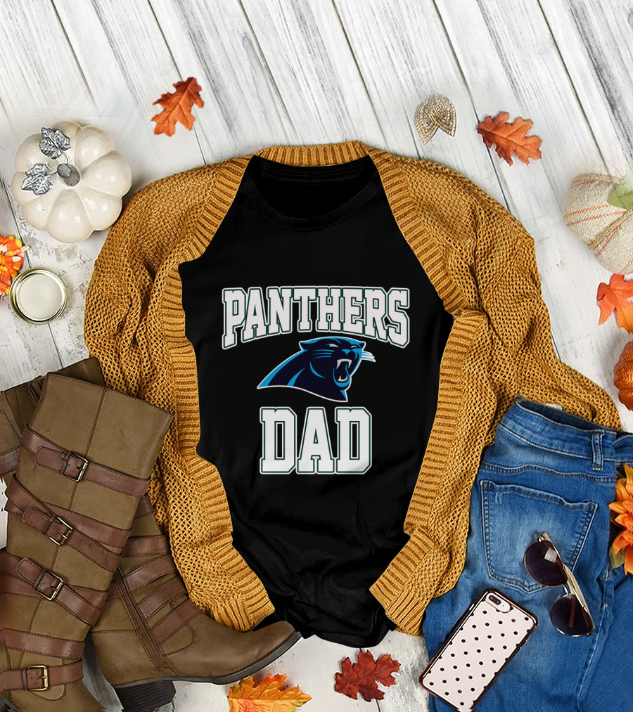 Carolina Panthers Dad Father's Day T-Shirt