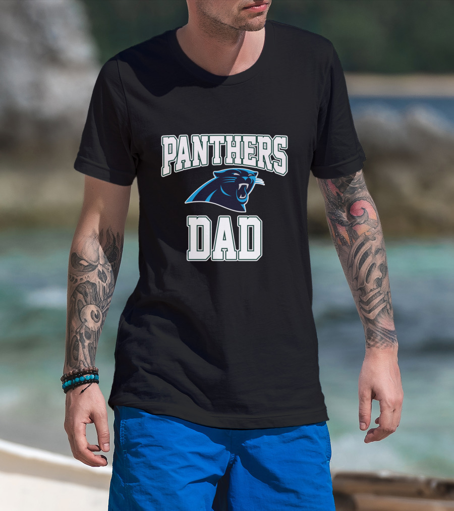 Carolina Panthers Dad Father's Day T-Shirt