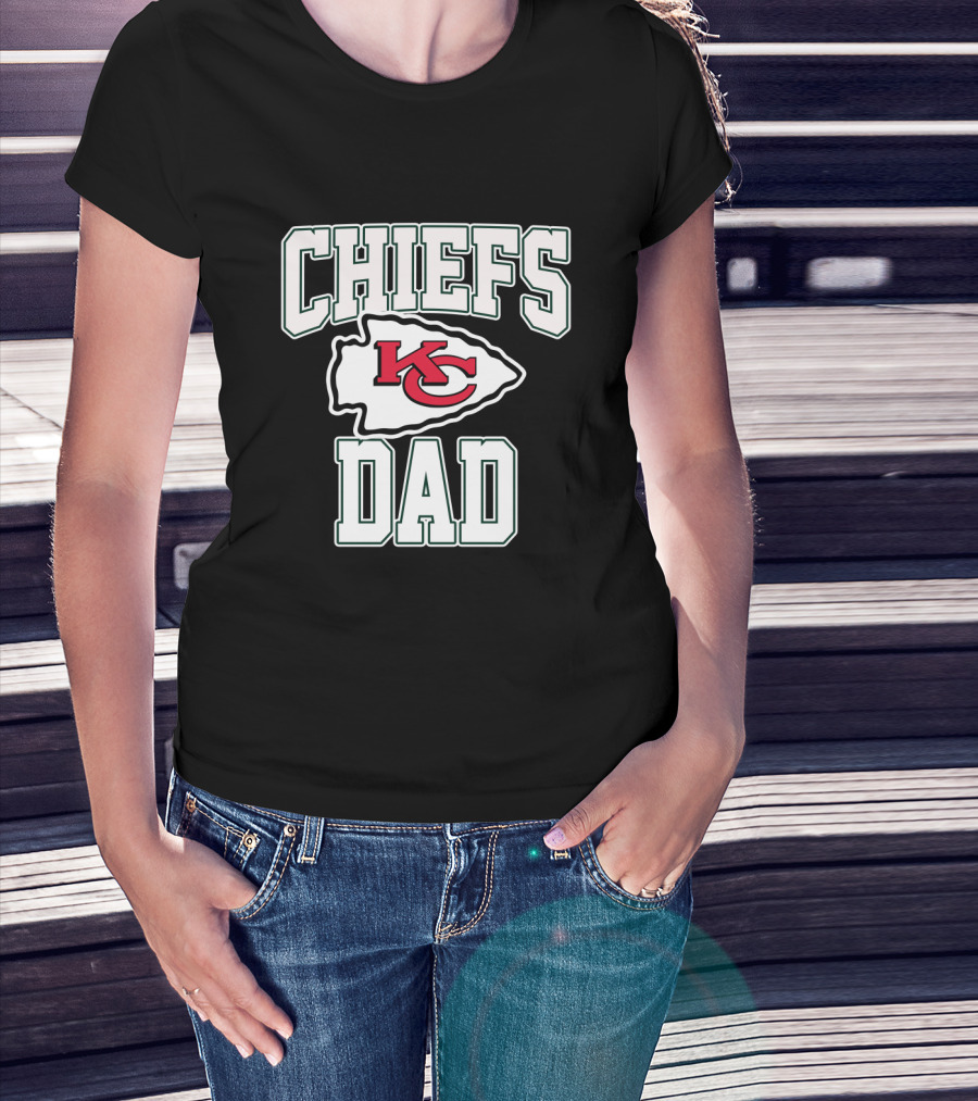 Chiefs Dad Kansas City Father's Day T-Shirt