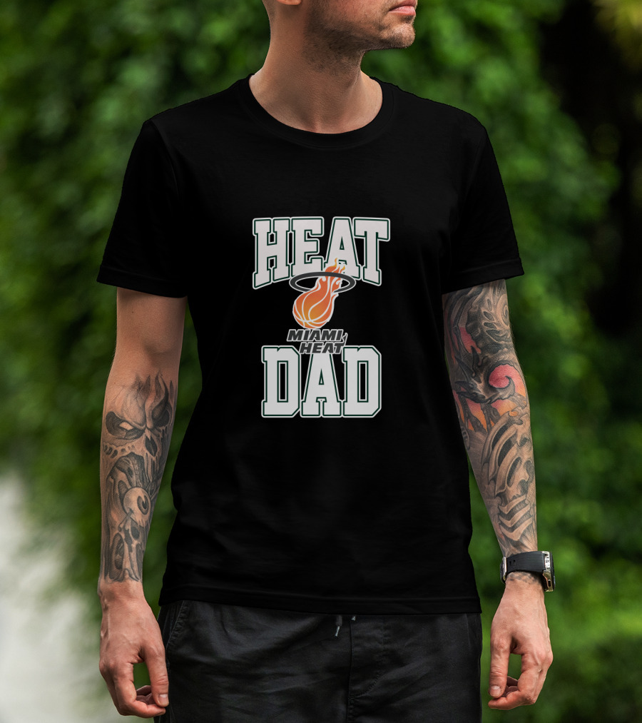 Miami Heat Dad Best Father's Day Gift T-Shirt