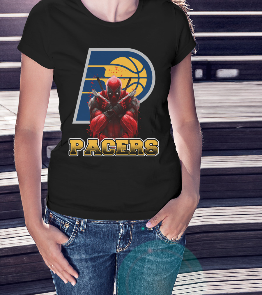 Indiana Pacers Deadpool Crossover For Fans T-Shirt