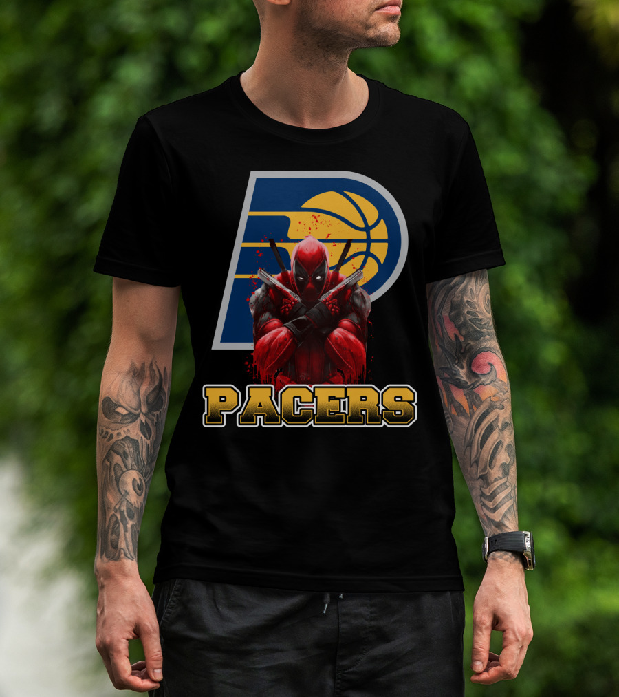 Indiana Pacers Deadpool Crossover For Fans T-Shirt