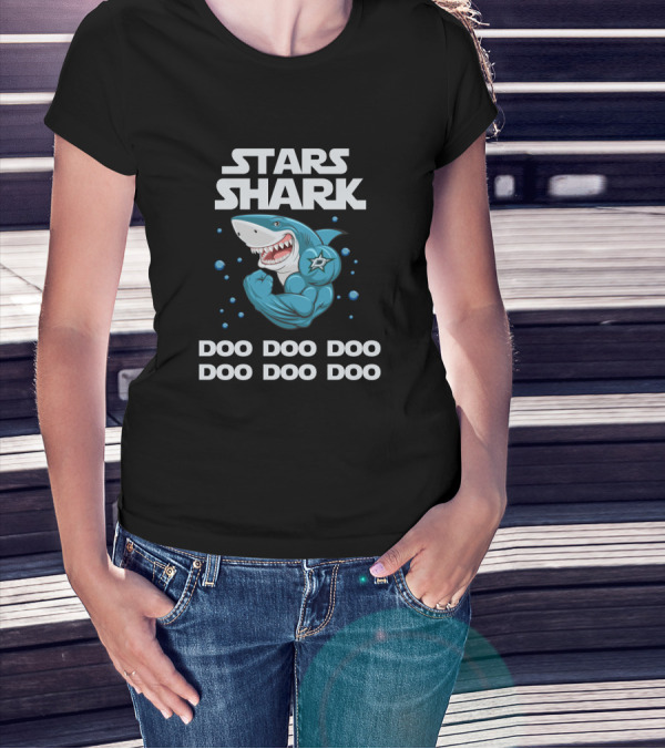 Stars Shark Doo Doo Doo Doo Doo Doo T-Shirt