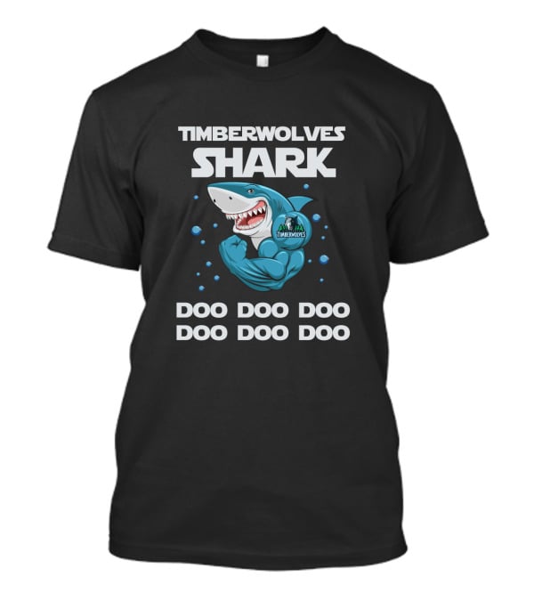 Timberwolves Shark Doo Doo Doo Nba Timberwolves T-Shirt