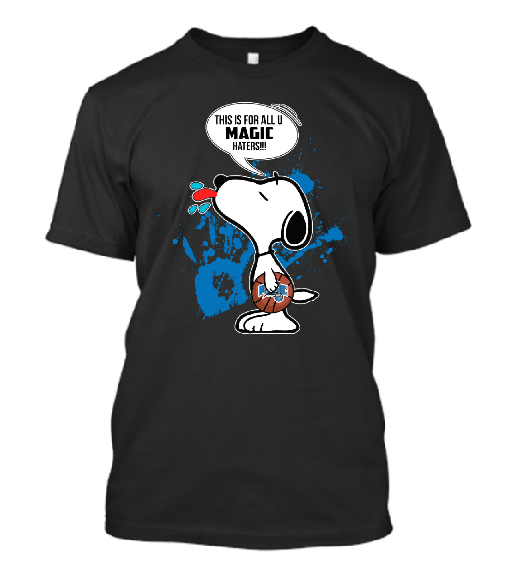 Snoopy This Is For All U Magic Haters Orlando Magic Basketball T-Shirt