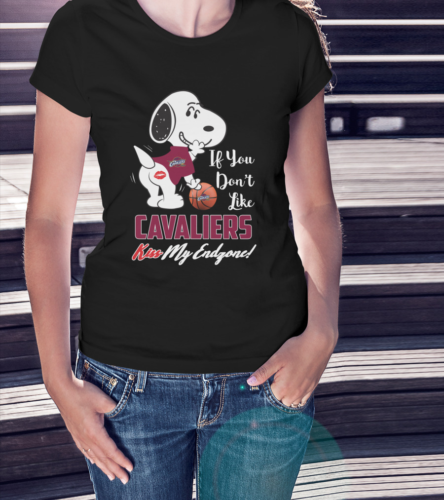 If You Don't Like Cleveland Cavaliers Kiss My Endzone T-Shirt